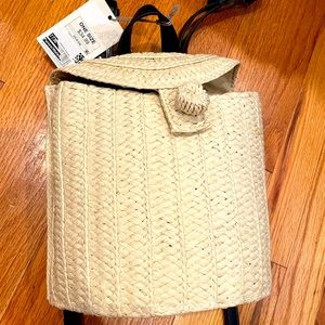 New Day wicker backpack never been worn